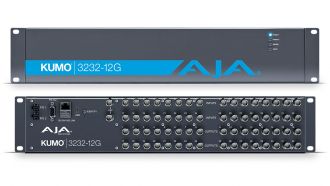 IBC 2019: Aja Kumo 3232-12G - 12G-SDI-Router mit 32 Ports