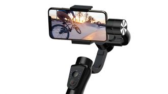 GoXtreme Dual Gimbal GX1: Einhand-Gimbal für Smartphone und Actioncam