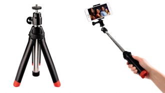 Hama Multi 4in1: Tischstativ für kleine Kameras und Smartphones