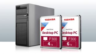 Toshiba P300: neue 3,5-Zoll-HDD mit 4 und 6 Terabyte