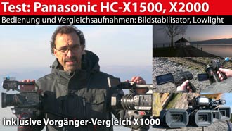 Praxistest: Panasonic X1500 und X2000 gegen Vorgänger X1000