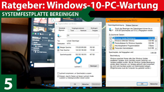 Ratgeber: Systempflege für Windows-10-PC - Systemlaufwerk bereinigen