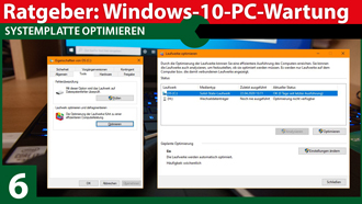 Ratgeber: Systempflege für Windows-10-PC - Systemplatte optimieren