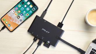 PNY All-In-One-USB-C-Mini-Portable-Dock: USB-Anschluss-Erweiterung