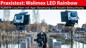 Praxistest: Walimex Rainbow LED – Flächenleuchten und Kopflicht mit Smartphone-App
