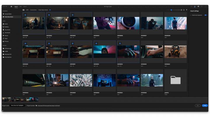 Adobe Premiere Pro: überarbeitete Bedienoberfläche für besseren Im- und Export