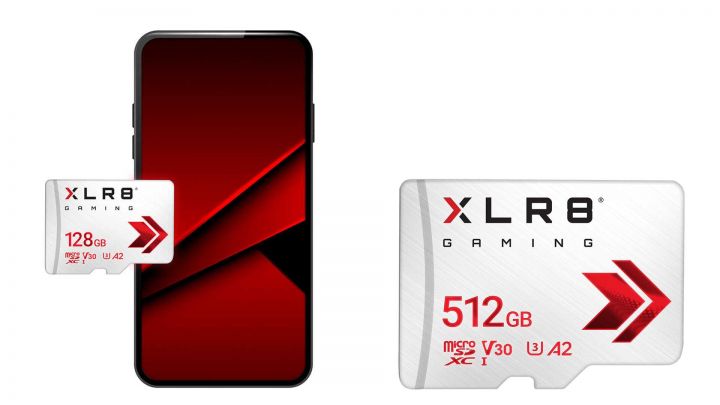 PNY XLR8: neue microSDXC-Speicherkarten mit V30-Geschwindigkeit und bis zu 512 Gigabyte