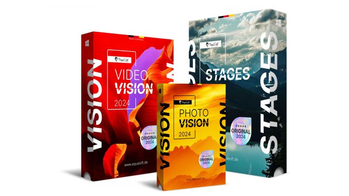 AquaSoft Video Vision 2024: KI-Transkript-Funktionen und mehr Effekte