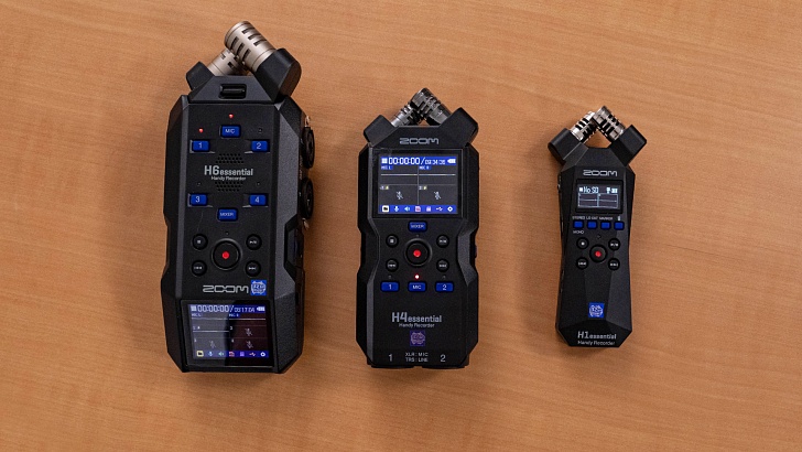 Test: Zoom H1e, H4e und H6e – günstige 32bit-Audio-Fieldrekorder