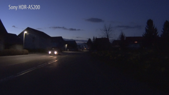 Sony HDR AS200 nacht