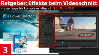 Ratgeber: Effekte beim Videoschnitt - Titel-Design