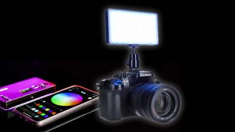 Rollei Lumen Pocket RGB auf Kamera