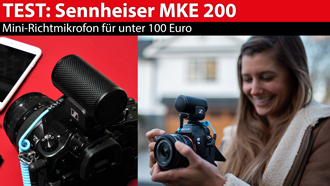 Sennheiser MKE 200: Mini-Richtmikrofon im Test