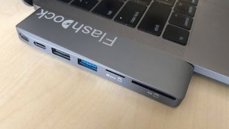 FlashDock: 2-TB-Speicher mit Thunderbolt-Buchsen fürs MacBook