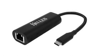 Killer 2.5: Gigabit-Ethernet zu USB-C 3.1 Adapter