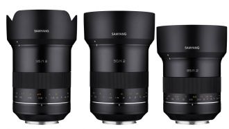 Samyang XP 35 50 85mm F1.2 Canon EF