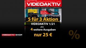 VIDEOAKTIV Digital-Abo-Aktion: 5 Ausgaben zum Preis von 3 - nur 25 Euro