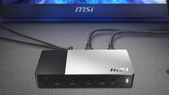 MSI USB-C Docking Station Gen 2: Anschlusserweiterung für bis zu drei UHD-Displays