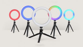 Quadralite LED-Ringleuchten: günstige Beleuchtung für Streaming und Selfies