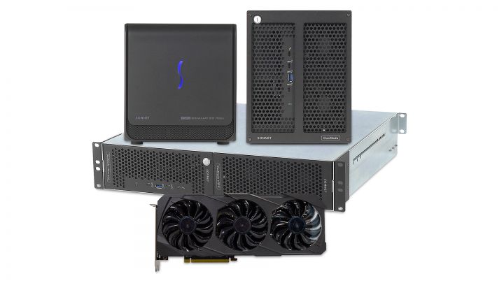 Sonnet: neue Thunderbolt eGPU-Lösungen mit AMD RX 6900 XT