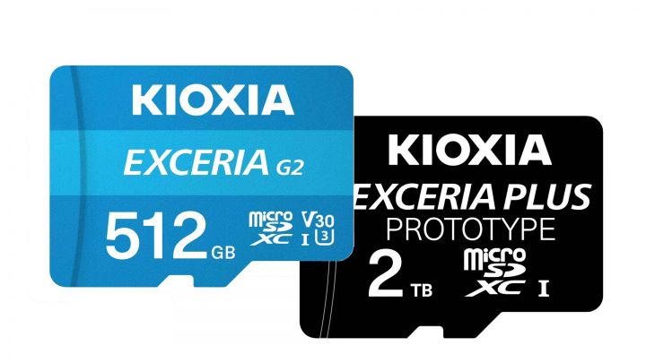 Kioxia microSD FRONT EXCERIA G2 512GB 2TBProto