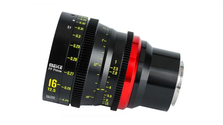 Meike 16mm T2.5 FF: sechstes Cine-Objektiv für Vollformat-Cine-Kameras