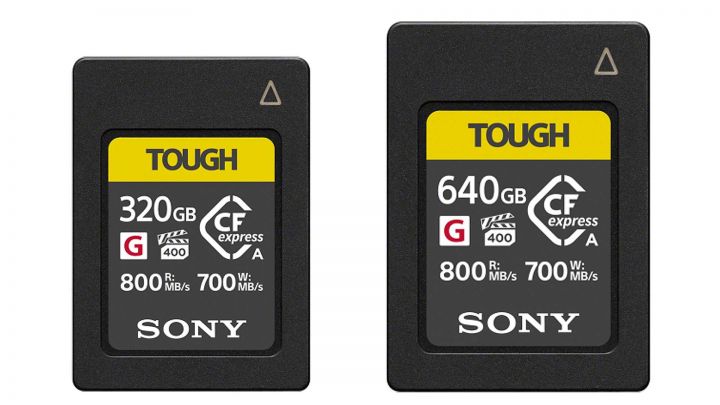 Sony CFexpress Type A TOUGH 320GB 640GB web