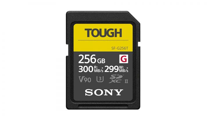 Sony UHS-II G Tough: besonders robuste V90-SD-Karte jetzt auch mit 256 Gigabyte