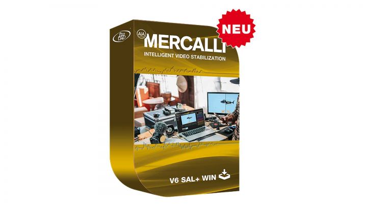 Prodad Mercalli V6: Videostabilisierungs-Software jetzt mit künstlicher Intelligenz