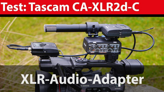 Im Test: Tascam CA-XLR2d - XLR-Audio-Adapter