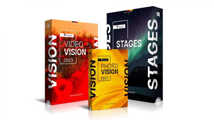 AquaSoft Video Vision und Stages 2023: neue Effekte und Geschwindigkeitsverbesserungen