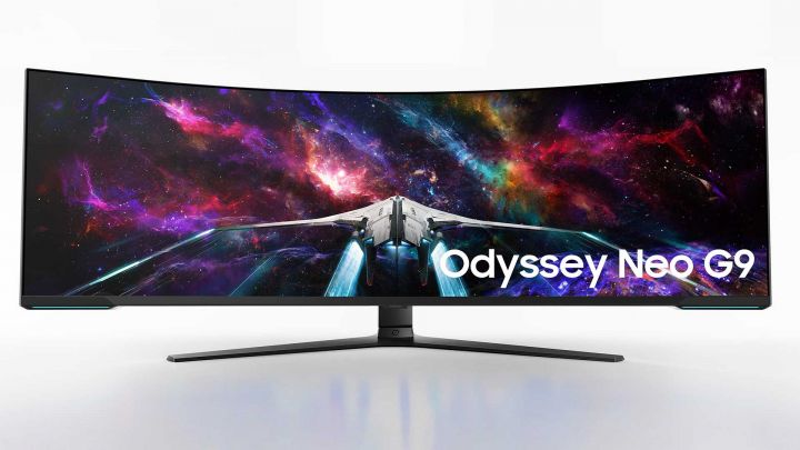 Odyssey Neo G9 G95NC 57inch front view 2B web