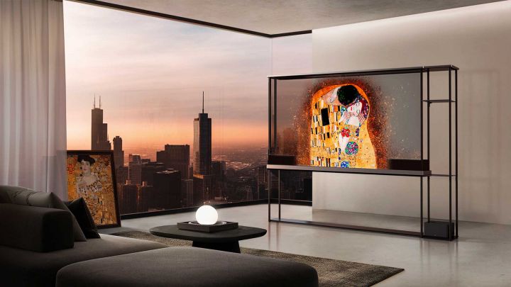 LG Electronics Signature OLED T: transparenter 4K-OLED-Fernseher