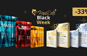 AquaSoft: Video Vision und Stages 13 - Videoschnittsoftware im Angebot