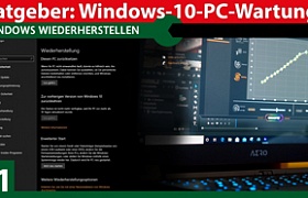 Ratgeber: Systempflege für Windows-10-PC - Windows wiederherstellen