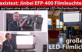 Praxistest: Jinbei EFP-400 - günstige LED-Flächenleuchte aus China