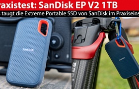 Praxistest: SanDisk Extreme Portable SSD V2 1TB - externe SSD
