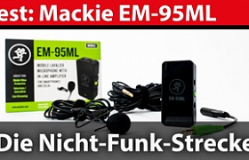 Test: Mackie EM-95ML - kabelgebundenes Lavalier-Mikrofon