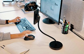 Fidlock Vacuum flex desk base: Smartphone-Halterung für den Tisch