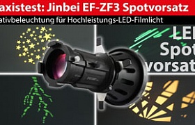 Praxistest: leistungsfähiger Fokus-Spot-Vorsatz Jinbei EF-ZF3