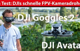 DJI Avata mit DJI Googles 2 - Kameradrohne mit Brille und Steuereinheit