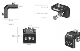 SmallRig x LensVid mini: L-förmiges Montageplatten-Kit