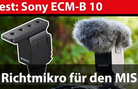 Test: Sony ECM-B10 - kompaktes MIS-Richtmikrofon