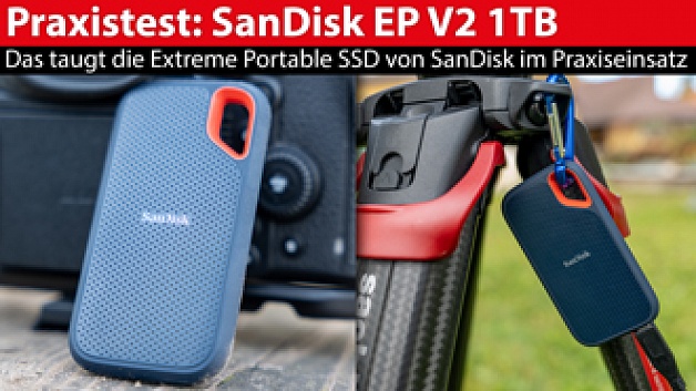 Praxistest: SanDisk Extreme Portable SSD V2 1TB - externe SSD