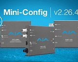 Aja Mini-Config v2.26.4: neues Software-Update für die Mini-Converter-Reihe