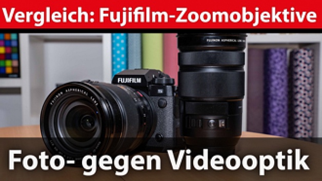 Vergleich: Fujifilm-Zoomobjektive - Foto- gegen Videooptik